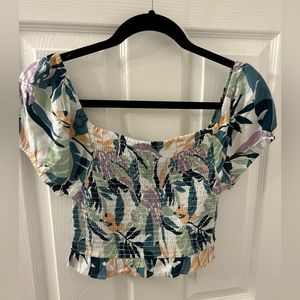 Roxy smocked top